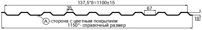 Фото: Профнастил МП20 х 1100 - A (ECOSTEEL-01-Сосна-0.5) в Зеленограде