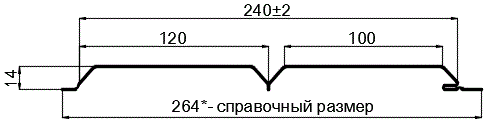 Фото: Сайдинг Lбрус-15х240 (ПЭ-01-RR32-0.45) в Зеленограде