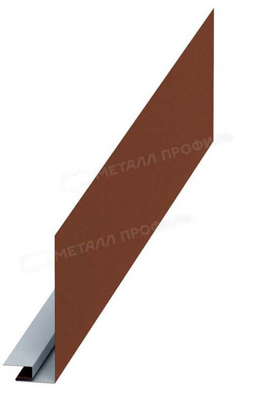 Планка карнизного свеса сложная 250х50х3000 NormanMP (ПЭ-01-8004-0.5)