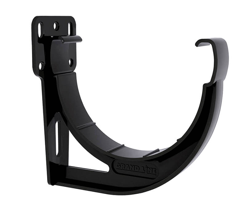 Кронштейн желоба slider Дизайн 135 ПВХ GL черный (RAL 9005)