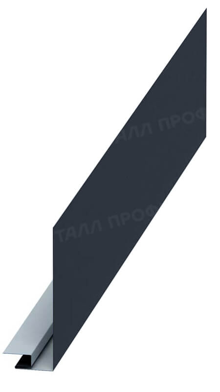 Планка карнизного свеса сложная 185х50х2000 (VikingMP-01-7016-0.45)