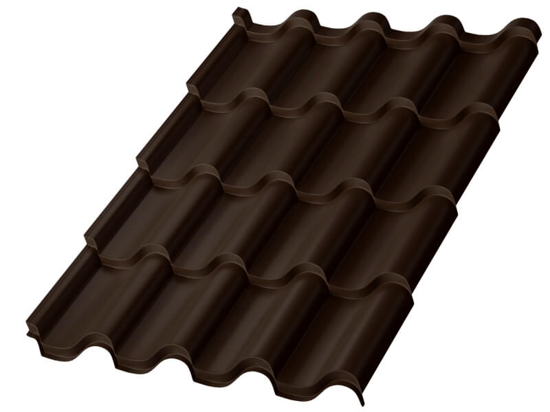 Металлочерепица МП Монтерроса-ML (PURETAN-20-RR32-0.5)