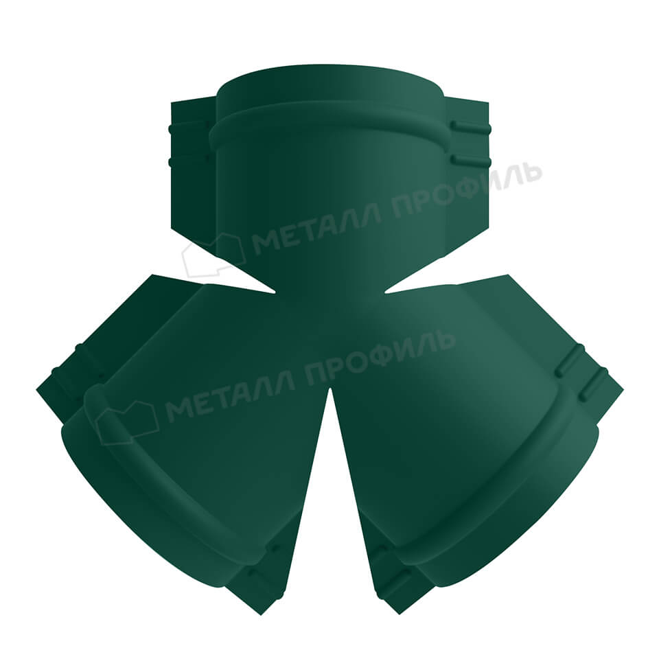 Y-образный тройник для круглого конька R110 (VikingMP-01-6005-0.45)